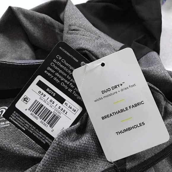 Champion C9 NWT Quarter Zip Pullover Top Boys XL (16-18) - Picture 10 of 12